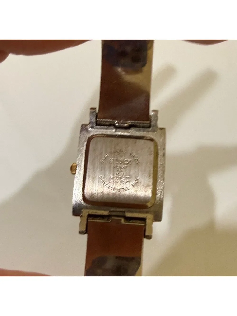 Studio Women's Two-Tone Gold and Silver Watch 7 inches